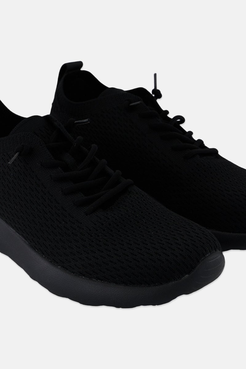 RBX Men Lace Up Running Shoes, Black  - Image 4