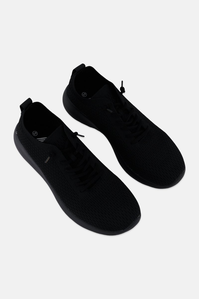RBX Men Lace Up Running Shoes, Black  - Image 2
