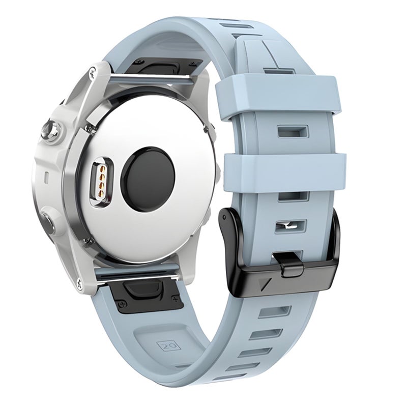 ANCOOL Fenix 5S Watch Band/Fenix 6S Watch Band/Fenix 7S Watch Band 20mm Silicone Watch Bands For Fenix 5S Plus/Fenix 6S Pro/Fenix 7S Pro(Foam Blue) - Image 1