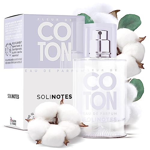 Solinotes Paris Solinotes Cotton Flower Perfume for Women & Men, 1.7 Fl Oz/ 50 ML Eau De Parfum, Delicate Floral and Soothing Scent with Premium Ingredients - Clean Perfume, Cruelty Free, Vegan, Made in France - Image 1