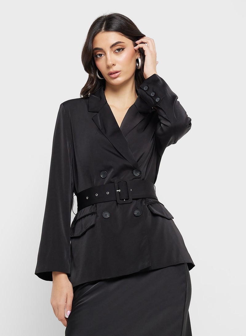 YAS Belted Blazer - Image 1