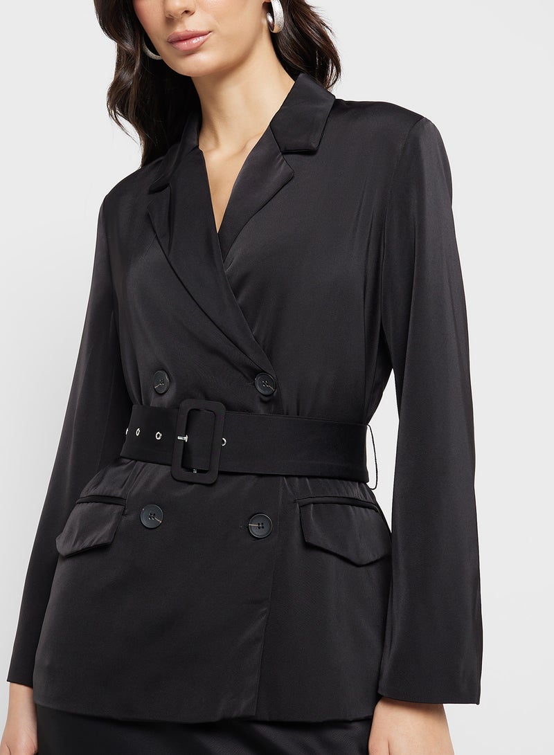 YAS Belted Blazer - Image 3