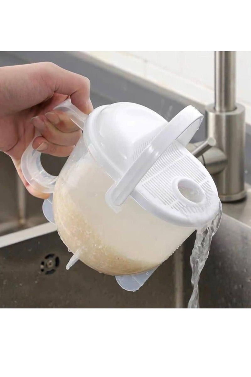 Rice Washing Strainer - Bowl for Cleaning Vegetables, Grains, Fruits and Pasta - Image 3