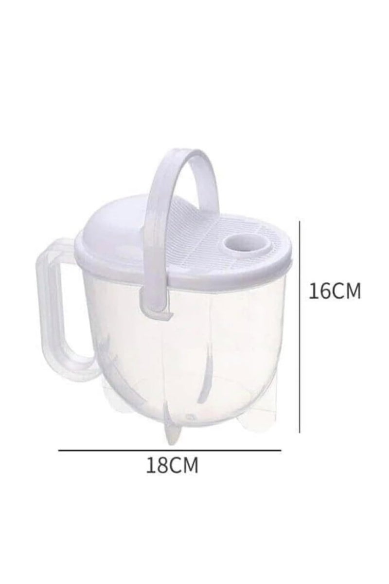 Rice Washing Strainer - Bowl for Cleaning Vegetables, Grains, Fruits and Pasta - Image 4