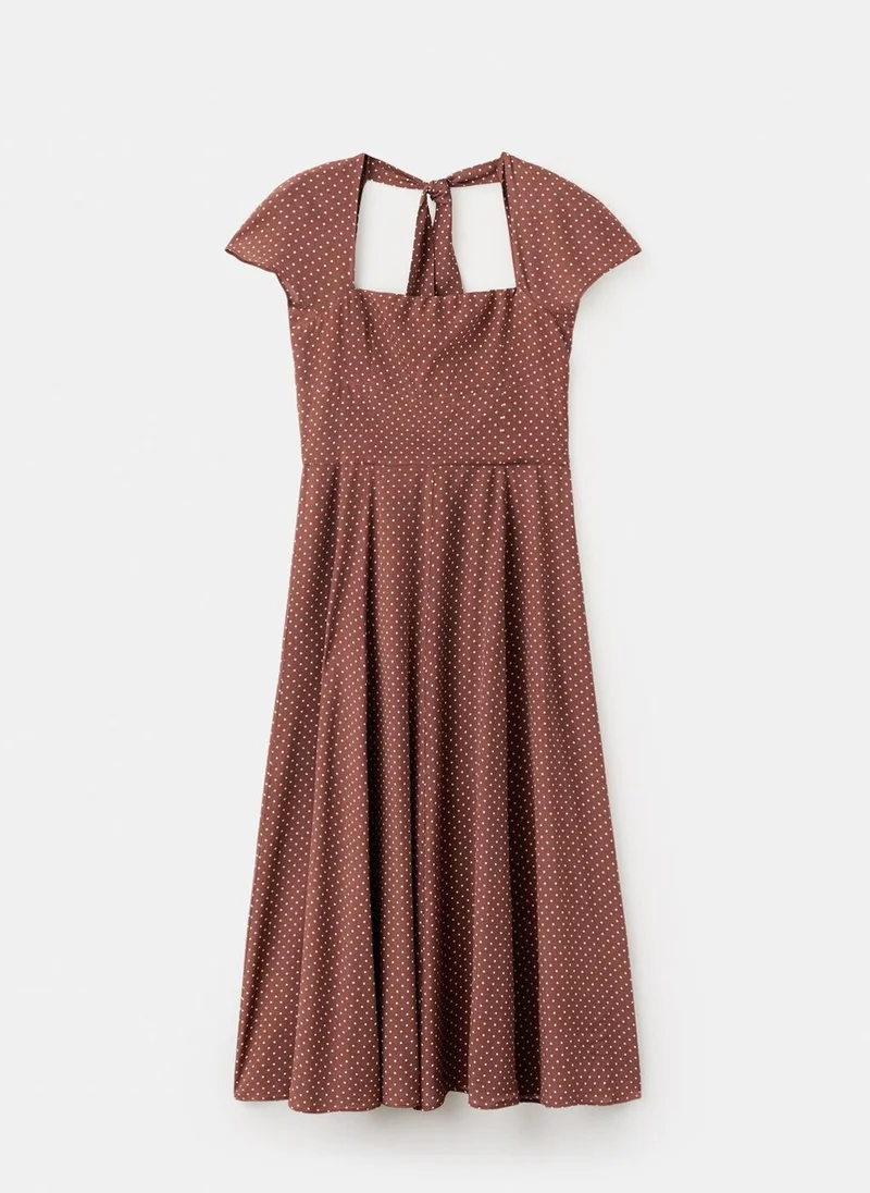 MANGO  A-line polka-dot dress for Women | Best Price UAE