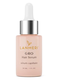 Lanmeri Vegan Hair Growth Serum - Natural Hair Regrowth and Hair Loss Treatments for Women & Men - Scalp Serum for Thinning Hair - Fuller, Thicker and Healthier Hair in 90 Days, All Hair Types