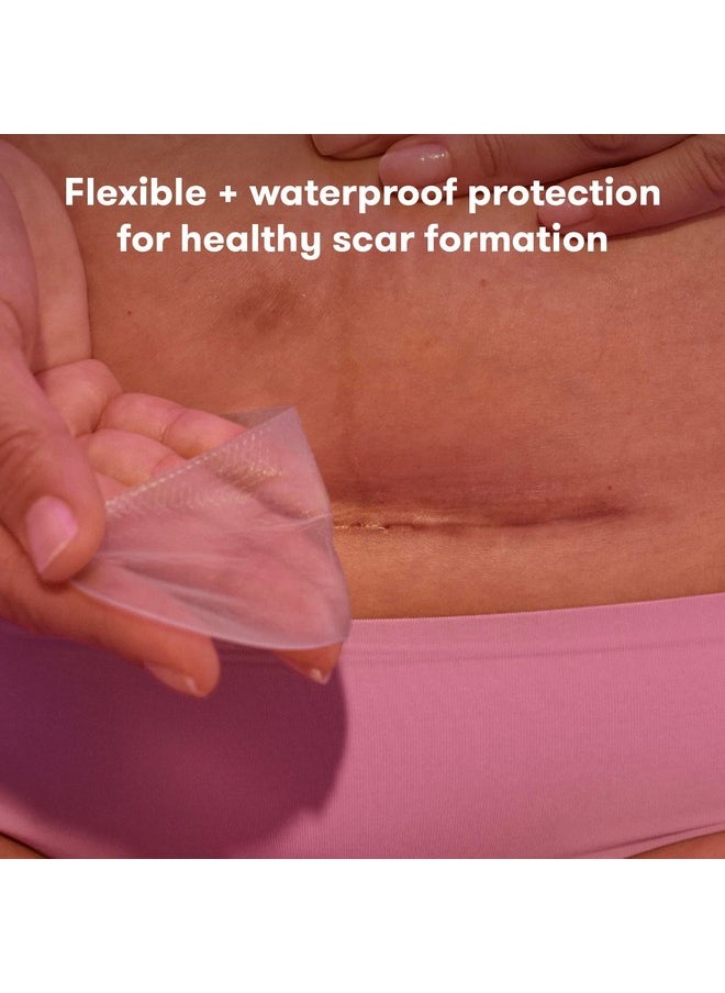 frida mom - C-Section Silicone Strips, C-Section Recovery Must Have Scar Patches, Reusable Medical Grade Treatment For Keloid Scars, Includes Case & Pouch - Image 1