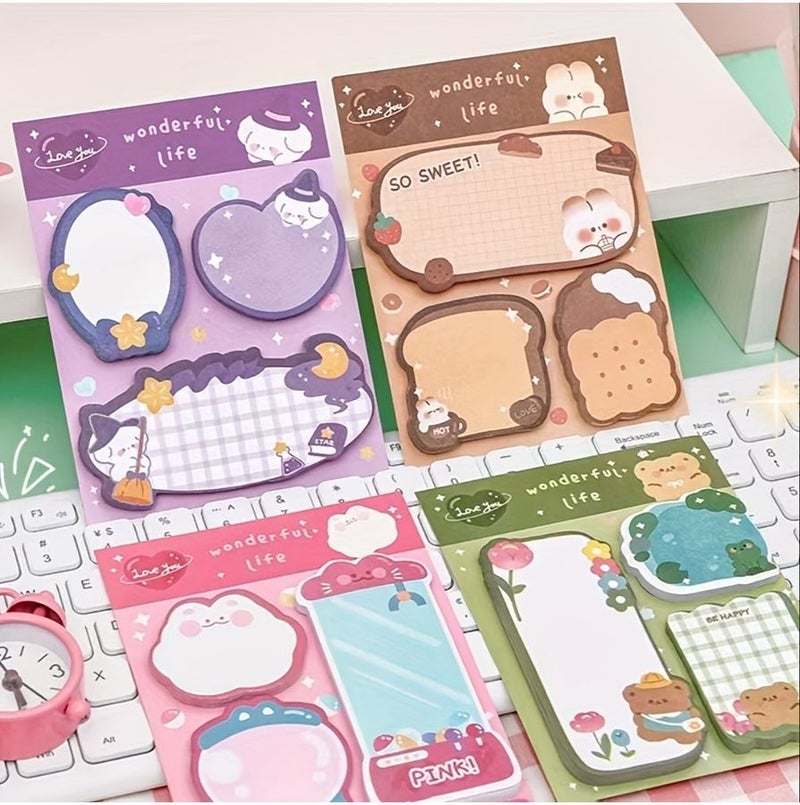 Magic Puppy 60 Sheets Themed Sticky Notes for Office Bulletin Board Planner Journal - Image 4