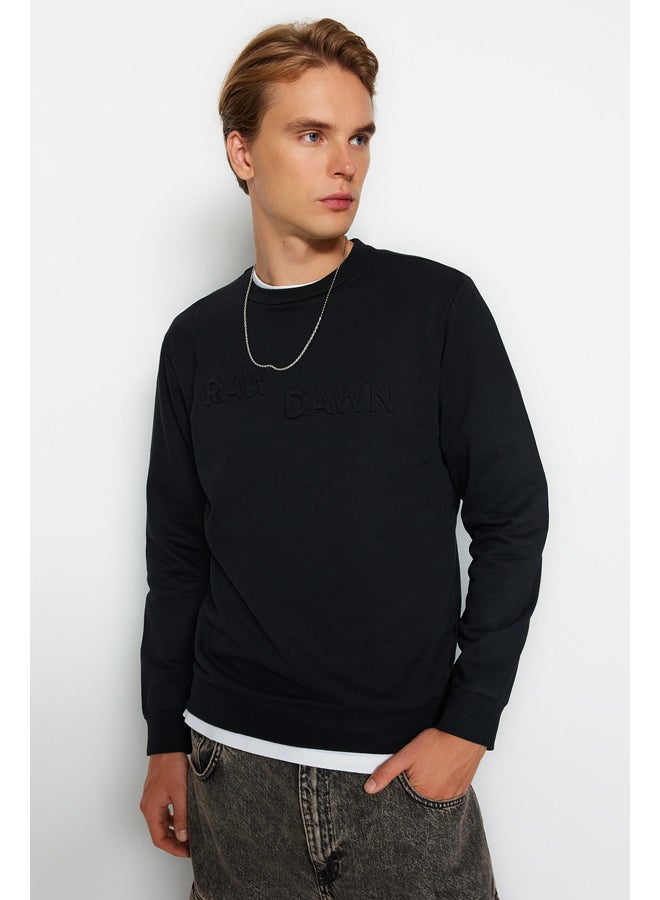 trendyol Sweatshirt - Black - Regular fit - Image 1