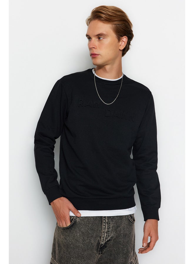 trendyol Sweatshirt - Black - Regular fit - Image 2