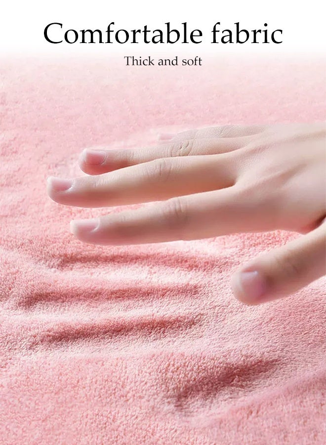 منشفة حمام للرجال والنساء | ناعمة، تمتص الماء بشكل عالي، تجف بسرعة، ومضادة للبكتيريا | 75 × 150 سم (عبوة من 1، وردي) - Image 4