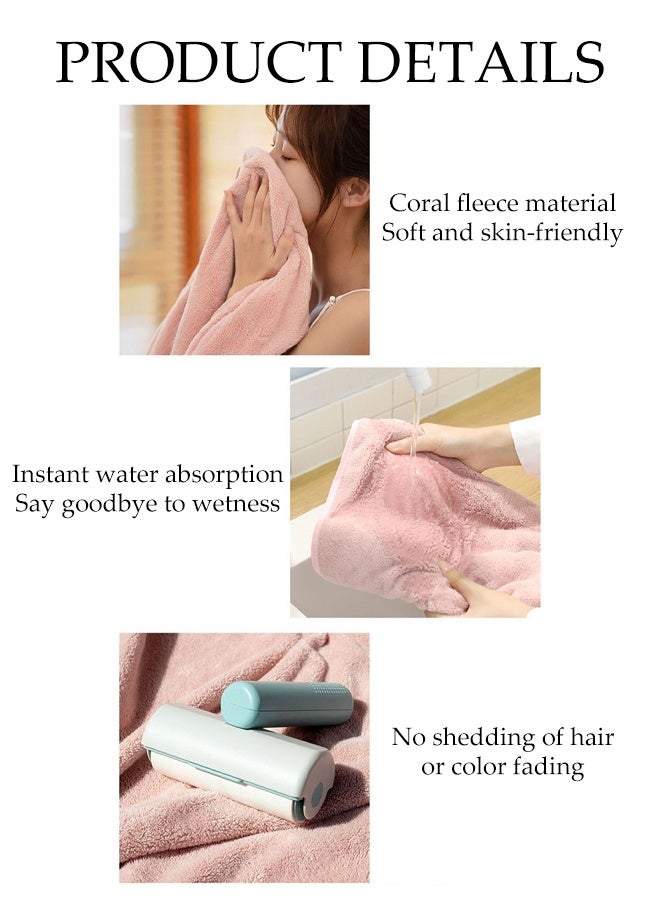 منشفة حمام للرجال والنساء | ناعمة، تمتص الماء بشكل عالي، تجف بسرعة، ومضادة للبكتيريا | 75 × 150 سم (عبوة من 1، وردي) - Image 3