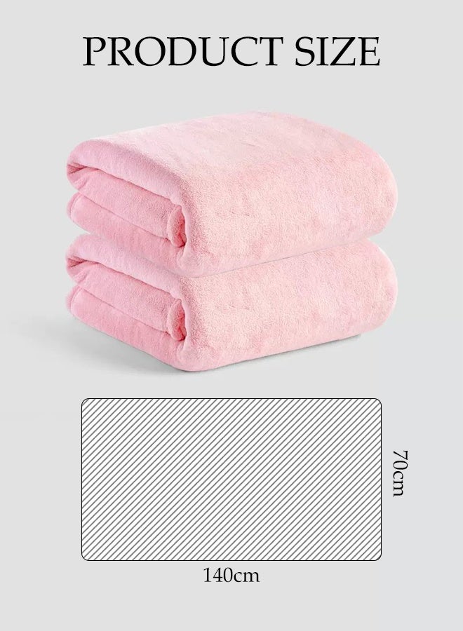 منشفة حمام للرجال والنساء | ناعمة، تمتص الماء بشكل عالي، تجف بسرعة، ومضادة للبكتيريا | 75 × 150 سم (عبوة من 1، وردي) - Image 2