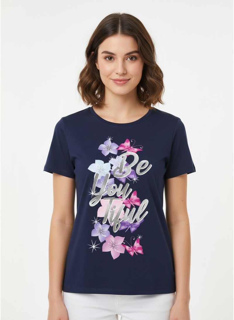 general T-SHIRT LADIES BODICE AOP S/S SV-AOP-30 - Image 1