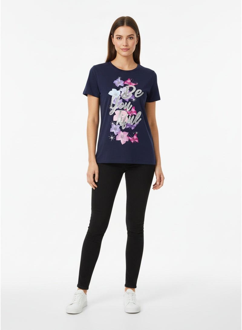 general T-SHIRT LADIES BODICE AOP S/S SV-AOP-30 - Image 2