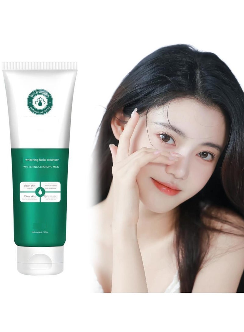 KANGYUAN 120g Whitening Freckle Facial Cleanser Oil Soothing Control Spots Foam Gentle Dark Wash Fad Facial Cleansing - Image 1