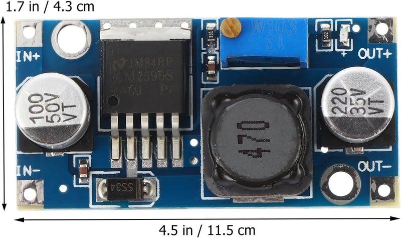 10pcs Adjustable Dc-dc Buck Converter Power Module 3a Step-Down Power Supply for Electronics DIY and Industrial Use - Image 2