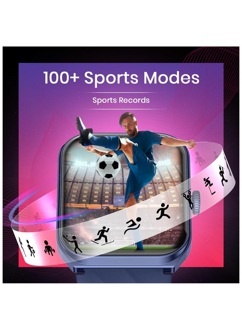 Fastrack New Limitless X2 Smartwatch|1.91" UltraVU with Rotating Crown|60 Hz Refresh Rate|Advanced Chipset|SingleSync BT Calling|NitroFast Charge|100+ Sports Mode & Watchfaces|Upto 5 Day Battery|IP68 - Image 4