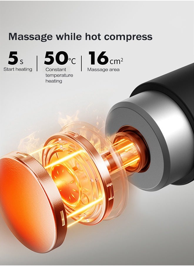 LAC Percussion Massage Deep Tissue, Muscle Massage  with Heat and Cool for Whole Body Back Pain Relief, Powerful Electric Heated Massager Gun  - Image 4