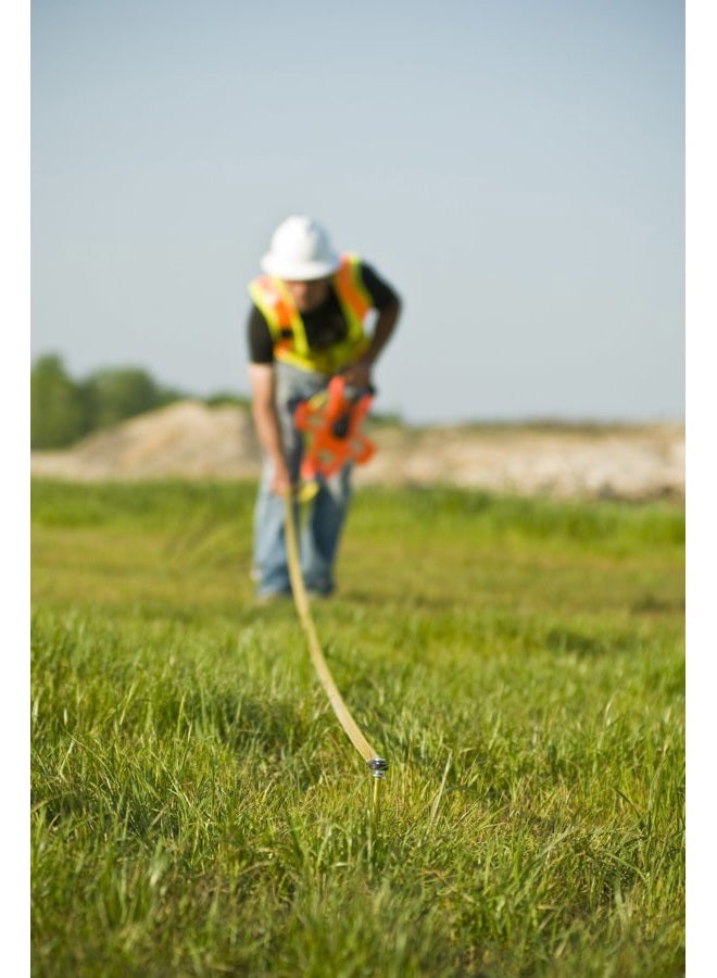 Lufkin Crescent Lufkin 1/2" x 150' Hi-Viz® Orange Engineer's Fiberglass Tape Measure - FE150D - Image 3