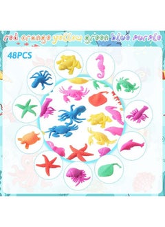 48 Pieces Water Growing Sea Creatures Water Growing Toys Aquatic Animals Toys Set Aquatic Sea Creatures Toy Colorful Water Expanding Sea Creatures For Boys Girls Party Favors 1.8 X 1.2 Inches - pzsku/Z9E40ECC02310A551EB9CZ/45/_/1692165723/83531f85-869c-4c41-a2de-1ed6e4574aff