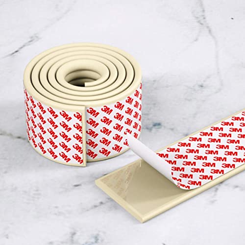SHIDHMI Soft Baby Proofing Corner Guards & Edge Protectors-Pre-Taped Table Corner Protector,Child Safety for Babies,Toddles,Kids Corner Covers Furniture,Table,Desk (Proofing Guards Strip B, Cream) - Image 5