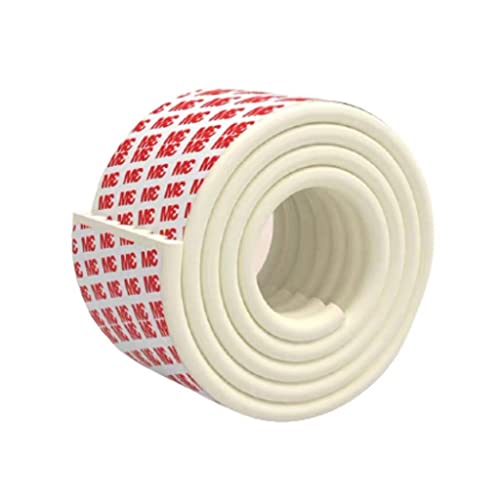 SHIDHMI Soft Baby Proofing Corner Guards & Edge Protectors-Pre-Taped Table Corner Protector,Child Safety for Babies,Toddles,Kids Corner Covers Furniture,Table,Desk (Proofing Guards Strip B, Cream) - Image 1
