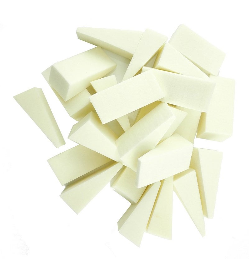 yueton Pack of 24 Nail Art Soft Sponge Polish Transfer DIY Manicure Tool - Image 1