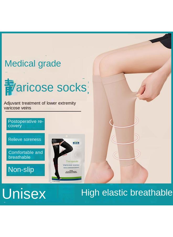 Bluejw Pressure Calf Socks Women's Gradient Elastic Compression Socks Secondary Pressure Socks In Long Tube Pants Shaped Leg Socks  - Image 2