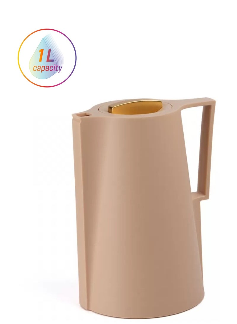 هوم ماستر - ترمس شاي وقهوة عالي الجودة - سعة 1 لتر، موديل HM-1030-02 - Image 1