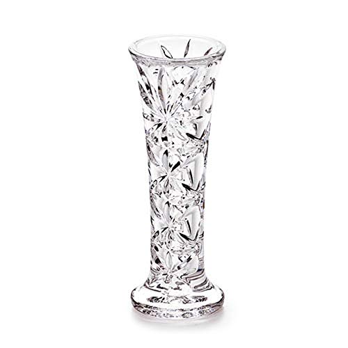 Giftale 6" Height Clear Plastic Bud Vase Glass Like,Crystal Acrylic Vase for One Rose Break-Resistant #2022 - Image 1