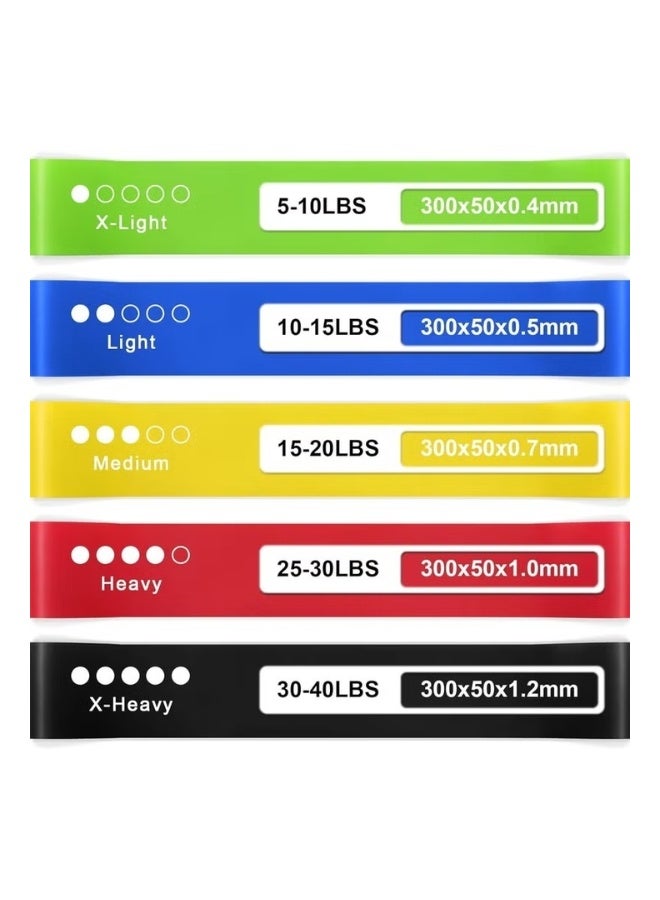 Royalbuckle Resistance Bands for Exercise, Booty Workout & Full Body Training – Elastic Fitness Bands Set for Home Gym, Stretching, Yoga & Physiotherapy - Image 5