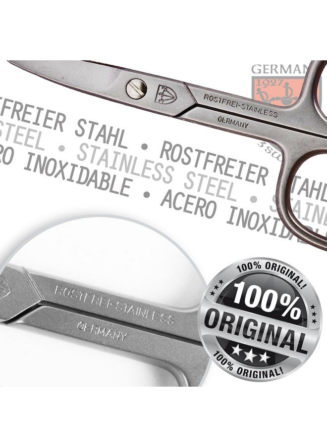 3 Swords Germany - Brand Quality Stainless Steel Inox Curved Nail Scissors (1 Piece) With Case For Manicure Pedicure Nail Care By 3 Swords Made In Germany - Image 1