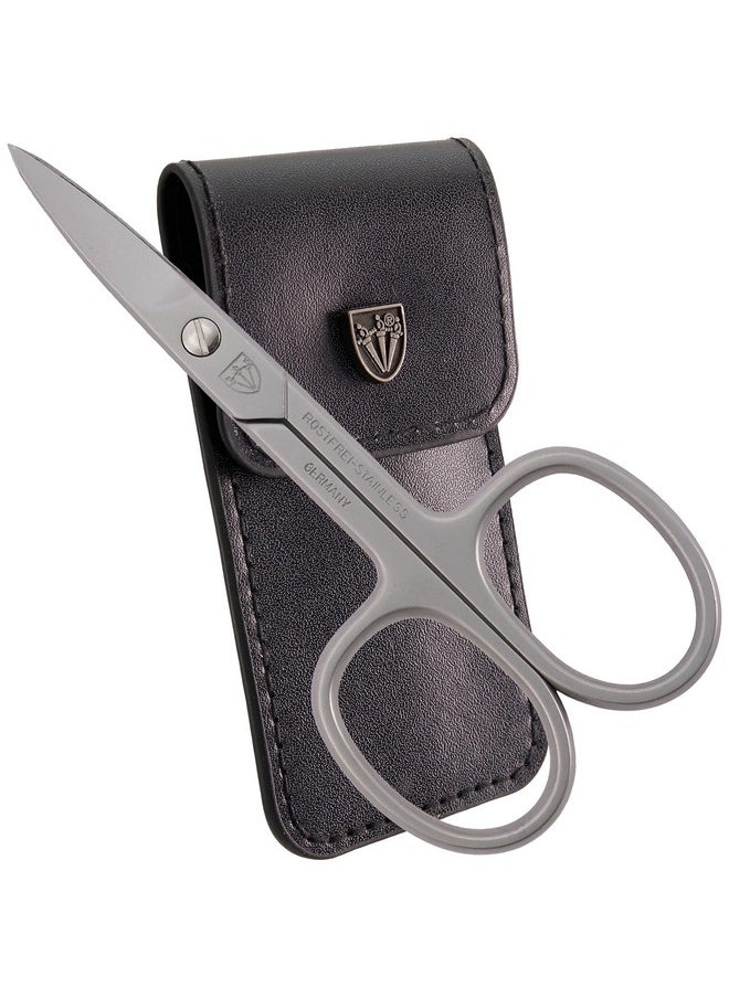 3 Swords Germany - Brand Quality Stainless Steel Inox Curved Nail Scissors (1 Piece) With Case For Manicure Pedicure Nail Care By 3 Swords Made In Germany - Image 1