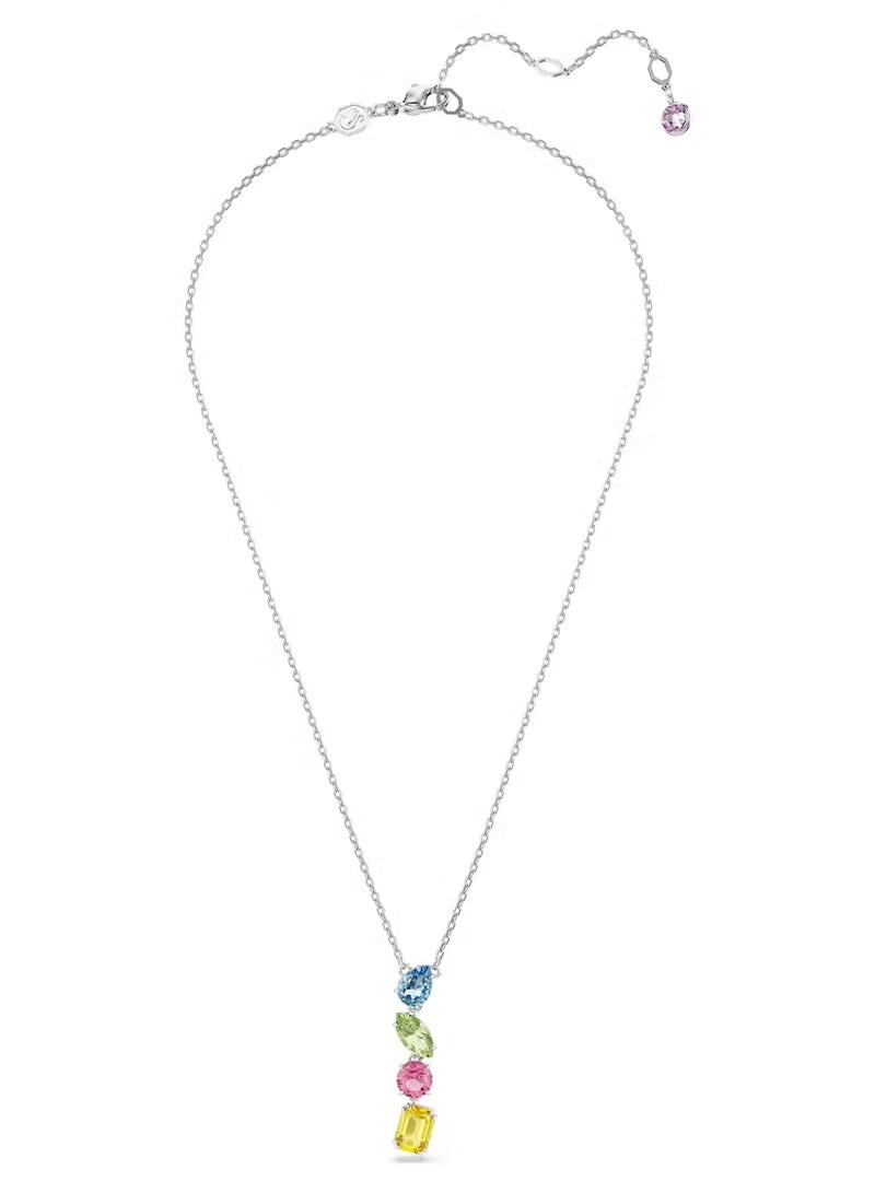 Swaro قلادة جيما على شكل حرف Y، قطع مختلطة، ألوان مشعة - Image 2