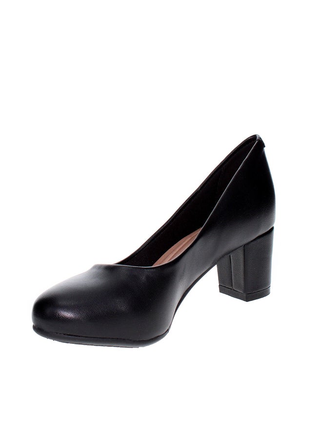 Beira Rio Solid Block Heel Shoes - Image 5