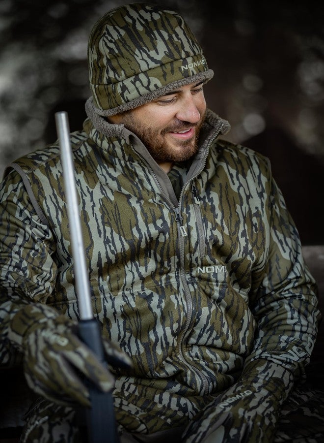 Nomad Mens Harvester VX3 Beanie Hat, Insulated, Quiet, Comfortable Hunting Headwear, Mossy Oak Bottomland Camo, One Size - Image 3