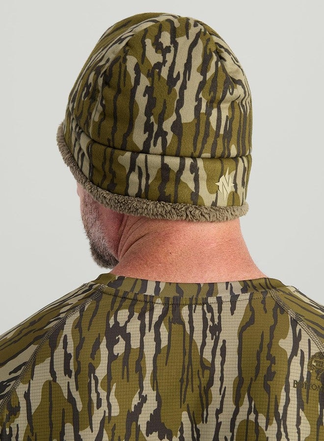 Nomad Mens Harvester VX3 Beanie Hat, Insulated, Quiet, Comfortable Hunting Headwear, Mossy Oak Bottomland Camo, One Size - Image 2