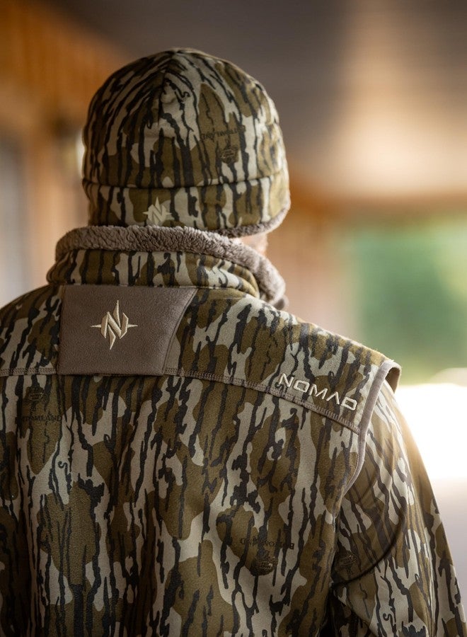 Nomad Mens Harvester VX3 Beanie Hat, Insulated, Quiet, Comfortable Hunting Headwear, Mossy Oak Bottomland Camo, One Size - Image 4