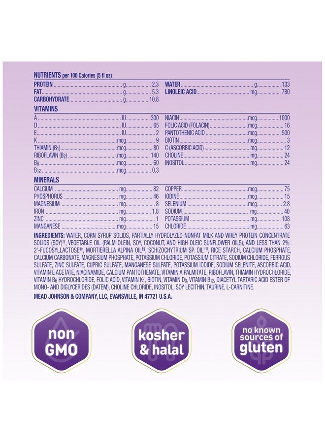 Enfamil NeuroPro Gentlease Baby Formula, Infant Formula Nutrition, Brain and Immune Support with DHA, Proven to Reduce Fussiness, Crying, Gas and Spit-up in 24 Hours, Liquid Bottle, 2 Oz, 48 Total - Image 4