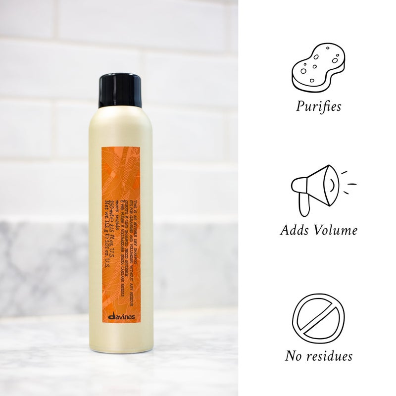 Davines This Is An Invisible Dry Shampoo, Residue-Free Cleansing And Volumizing Formula, Absorbs Oil With A Soft And Natural Finish, Vanilla And Grapefruit Scented, 6.03 Fl. Oz - Image 5