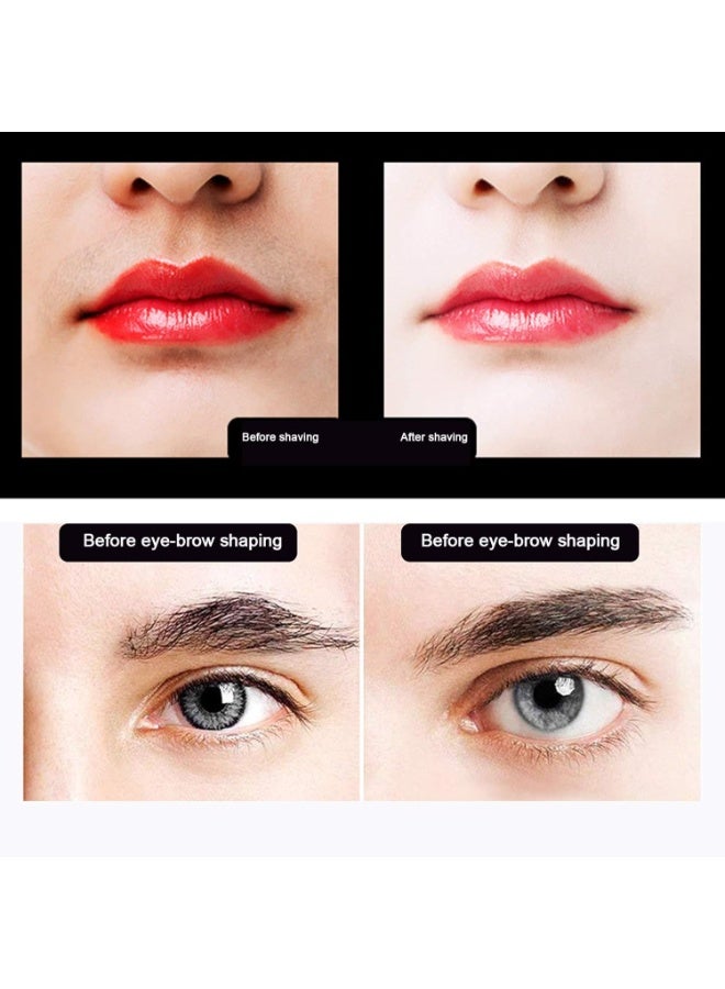 اداه إزالة شعر الوجه 2 في 1 للذقن والخدين والحاجبين والشفة العليا HX-206 - Image 3