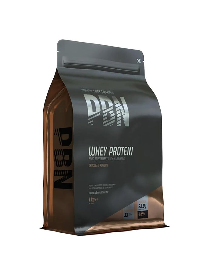 Premium Body Nutrition Whey Protein Powder 1kg Chocolate - Image 1