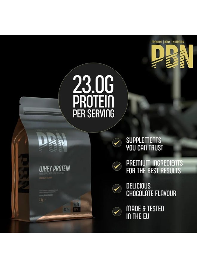 Premium Body Nutrition Whey Protein Powder 1kg Chocolate - Image 3