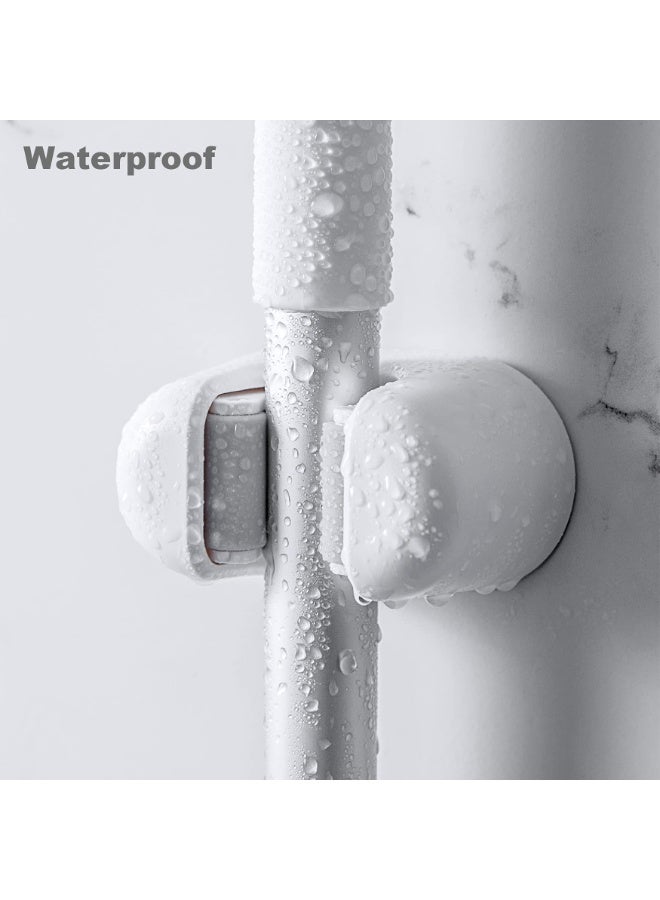 Broom Holder, 2PCS Wall Mount Mop Organizer Gripper, Self-adhesive Cleaning Suppliers Hanger Stands Rack for Bathroom, Kitchen, Garden, Garage Organization Storage - Image 4