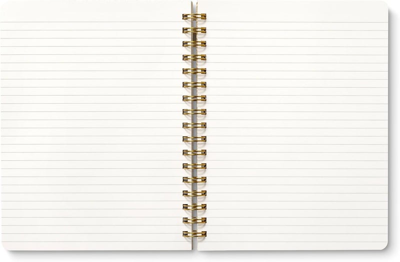 Compendium Spiral Notebook — Joy Is Handmade. — A Designer Spiral Notebook with 192 Lined Pages, College Ruled, 7.0"W x 9.25"H - Image 5