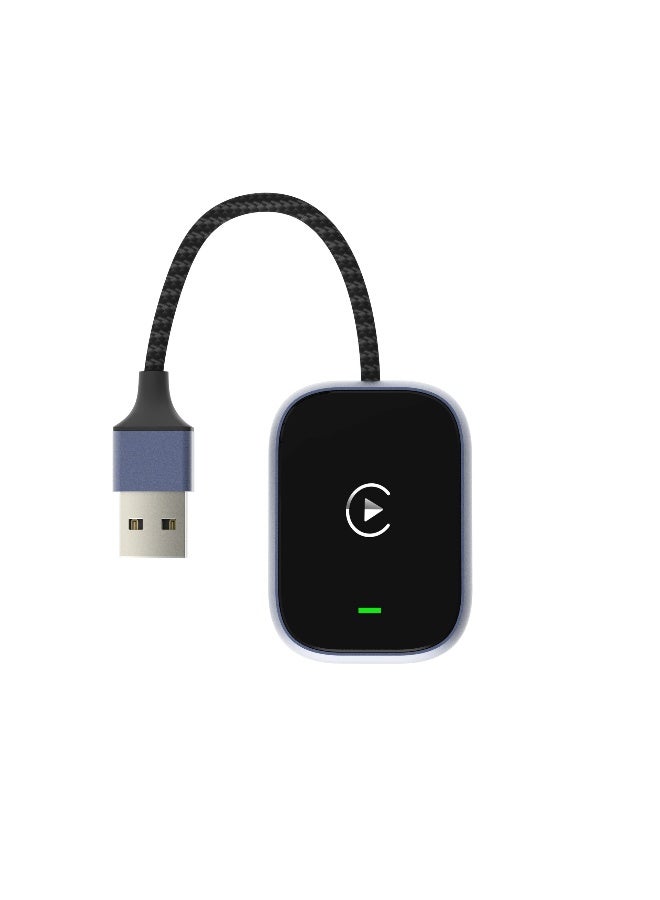 محول كار بلاي السلكي إلى اللاسلكي ميني - صندوق اتصال ذكي للسيارات متوافق مع آبل / أندرويد