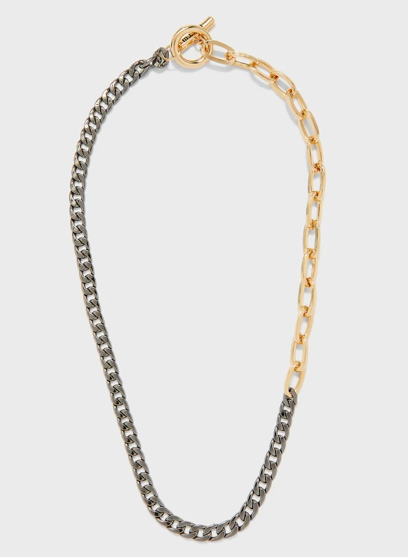 Wild For The Weekend Mixed Chain Necklace
