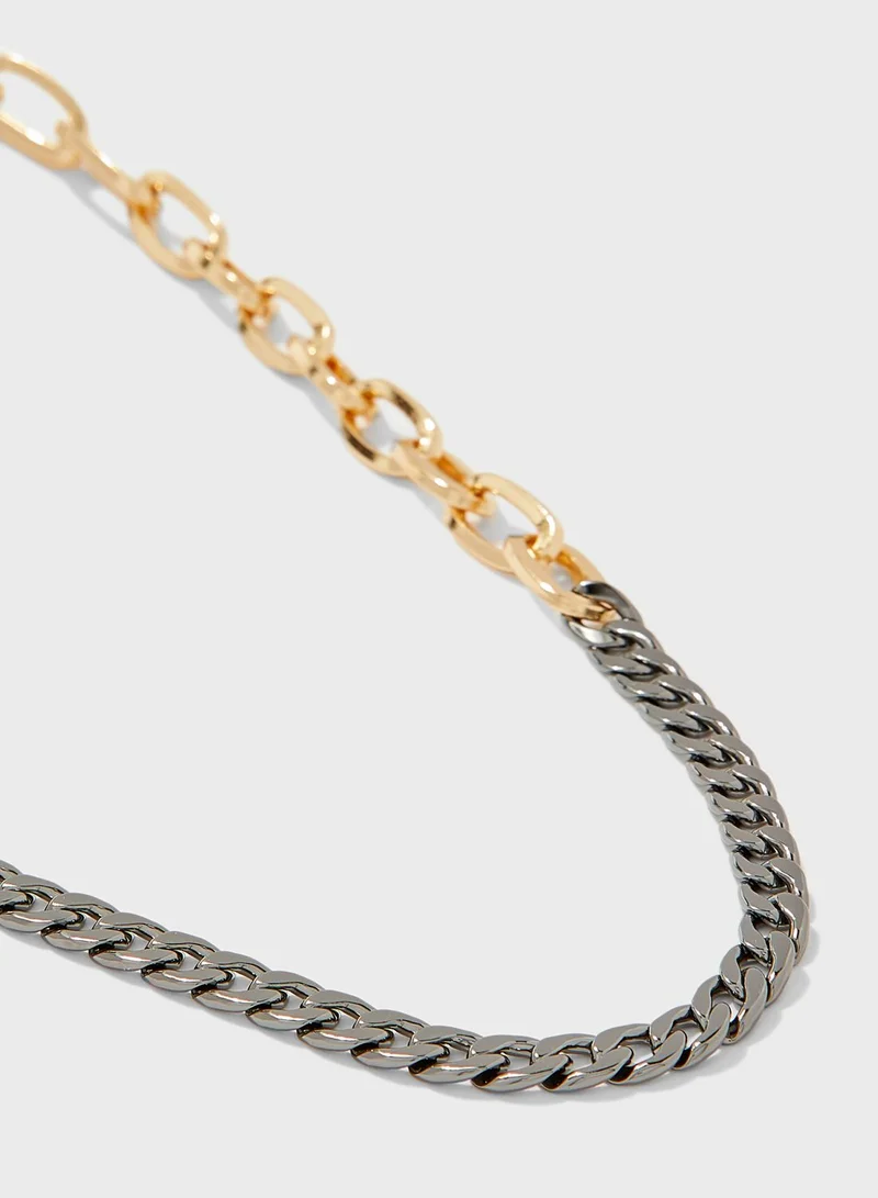 Wild For The Weekend Mixed Chain Necklace