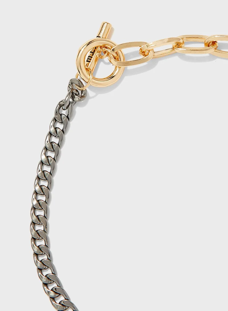 Wild For The Weekend Mixed Chain Necklace